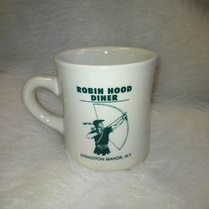MUG Robin Hood Diner of Livingston Manor, NY mug, strong graphic, small